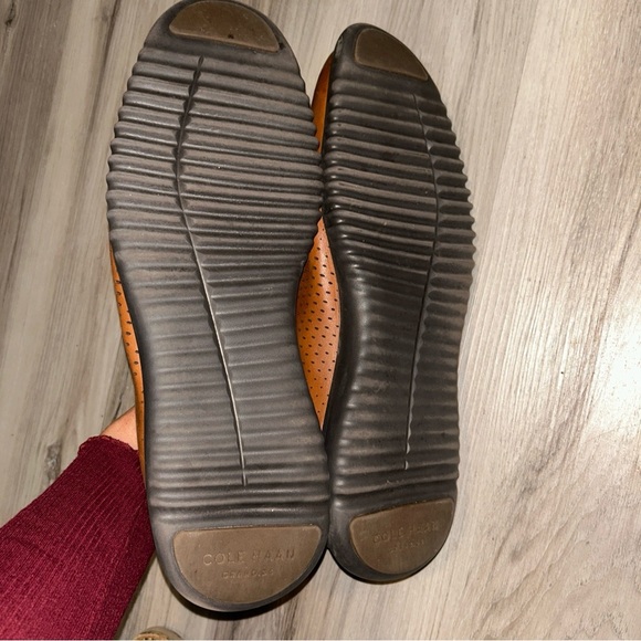 Cole Haan Tan Leather Oxfords - Picture 6 of 7